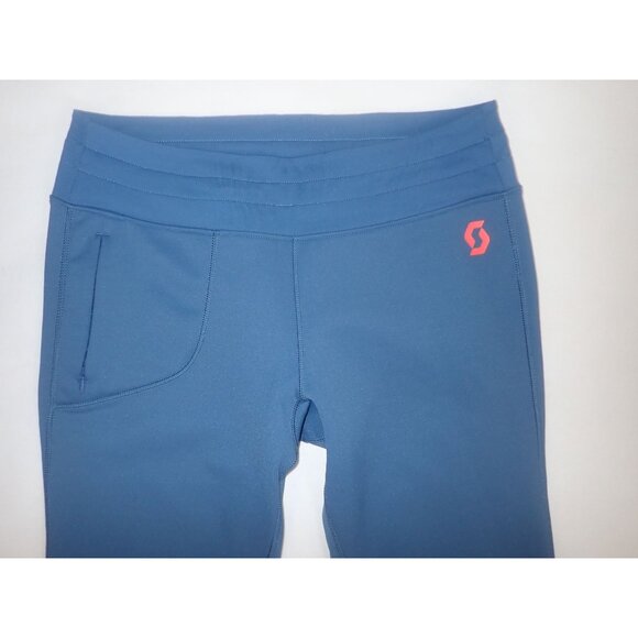 Scott Womens Defined Warm Pant Thick Base Layer Size M blue Winter Sports - Picture 2 of 7